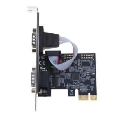 2 Port PCI for RS232 Serial Adapter Card with AX99100 Chip for PC - Image 1 of 4