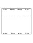 Raffle Ticket Sheets, 8.5"x 11", 4 Numbrd Tckts Per Sheet, White Vlm-250 Sheets