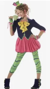 The Mad Hatter Child Teen Costume Halloween California Alice Wonderland L 10-12 - Picture 1 of 7