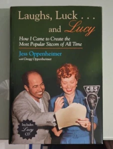 jess oppenheimer LAUGHS LUCK AND LUCY signed hardcover with CD DVD bonus items - Picture 1 of 7