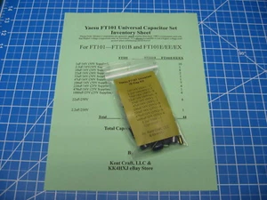 Kit electrolítico rE-Cap Yaesu FT101/FT101B/FT101E/FT101EX - Kit premium - Imagen 1 de 4