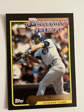 1992 Topps McDonald's Gold Baseball's Best Ryne Sandberg Chicago Cubs