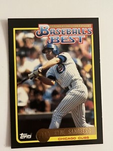 1992 Topps McDonald's Gold Baseball's Best Ryne Sandberg Chicago Cubs