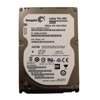 Seagate 320GB ST320LM010 7200RPM 32MB SATA 2.5" Laptop HDD Hard Disk Drive - Image 1 of 3