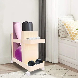 Estante de almacenamiento Equipo de gimnasio Estante de almacenamiento para esterilla de yoga Yoga bola mancuernas Kettl - Imagen 1 de 22