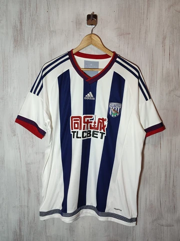 West Bromwich Albion 2015 2016 home Sz XL Adidas football shirt jersey soccer Cover