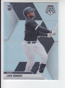 2020 Panini Chronicles Mosaic Luis Robert RC Silver Prizm #66 White Sox