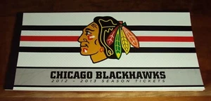 2012-13 Chicago Blackhawks NHL Champions FULL Season Ticket Book NHL Rec. 21-0-3 - Imagen 1 de 11