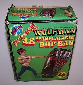 Wolfman Classic Movie Monster  3D 48" Inflatable Bop Bag 1985 Toho - Picture 1 of 4