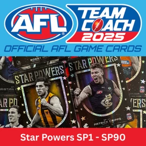 AFL Teamcoach 2025 - STAR POWERS Insert Cards (SP-01 - SP90) - Picture 1 of 20