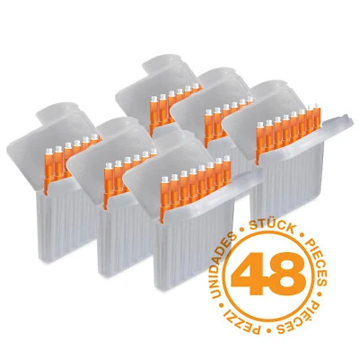 JB WHITE 48x Cerumenfilter für Hörgeräte Starkey und KIND evo / evoR - H: 1,5mm Ø: 1,7mm