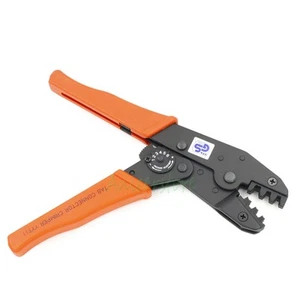 9'' 0.5-6.0mm 22-10 AWG Ratchet Crimping Tool TAB Connectors Pliers Crimper - Picture 1 of 10