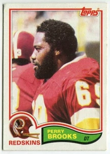1982 Topps #510 Perry Brooks Washington Redskins - Bild 1 von 2