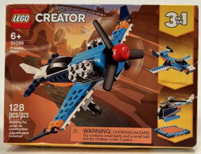 New LEGO 31099 Creator 3in1 Propeller Plane Airplane Jet Helicopter 3 In 1 Set - Image 1 of 4
