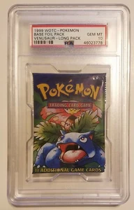 Pokemon - PSA 10 1999 Unlimited Base Pack - Venusaur - Long Pack - Bild 1 von 2