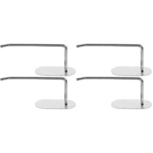2 Count Stainless Steel Cup Lid Storage Rack Organizer for Cabinet - Foto 1 di 12