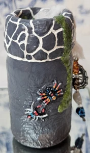 Potion Bottle, Handmade Decor - Spider's Web - Picture 1 of 6