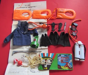Vintage 1964 12 Inch G.I. Joe Danger of the Depths /Undersea 21 Accessories - Picture 1 of 22