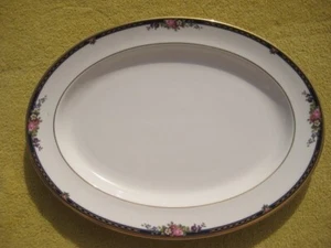 16" Oval Large Platter Royal Doulton Centennial Rose England Bone China 1997 - Picture 1 of 6