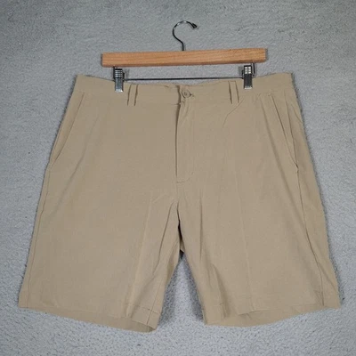 Pantalones Cortos Vineyard Vines Para Hombre 36 Beige Elastizados 8" Entrepierna Chino Golf Rendimiento Foto 1 de 4