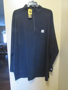 NEU MIT ETIKETT BIG HERREN 4X-LARGE 4XL FORCE MITTELSCHWER LOCKERE PASSFORM STEHKRAGEN 1/4-REISSVERSCHLUSS SHIRT - Bild 1 von 2