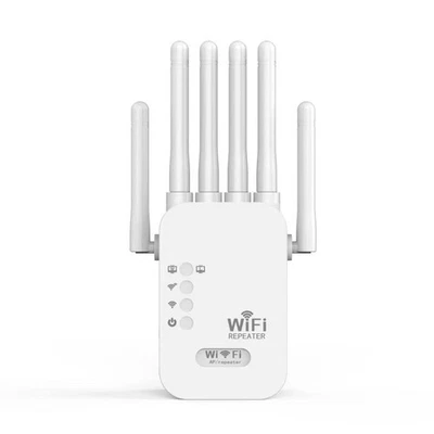 WiFi Range Extender Repeater 1200Mbps Wireless Router Signal Booster 2.4G/5GHz - Image 1 of 4