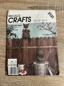 Stuffed Cat Kitten Flat Bottom 2131 CUT Pattern Doll Clothing Dress Bow Collar - Picture 1 of 2