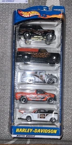 Hot Wheels Harley-Davidson Pack Cadeau 5 Voitures - Roues Mattel - Neuf En Boîte - Photo 1/2