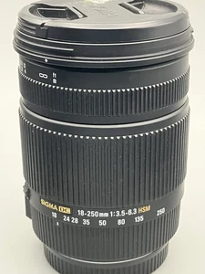 Sigma DC 18-250mm f/3.5-6.3 OS HSM DC Zoom Lens For Canon Cameras - Picture 1 of 5