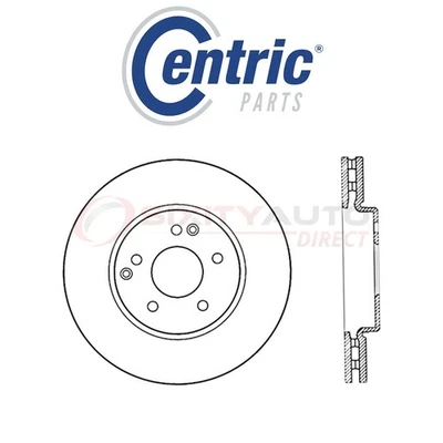 Centric C-TEK Disc Brake Rotor for 2003 Mercedes-Benz C230 1.8L L4 - Kit Set mx Foto 1 de 4