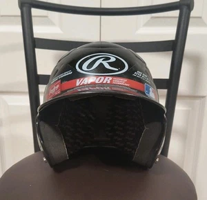 Casco de bateo de béisbol Rawlings negro talla 6,5-7,5 vapor - Imagen 1 de 11