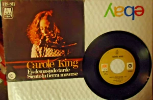 Carole King A&M Records 45 Picture Sleeve Es demasiado Tarde Siento la tierra - Picture 1 of 2