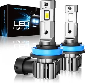 H11 Bulbs, H8 H9 Fog Light Cool White Light Bulbs, IP67 Waterproof, Pack of 2 - Picture 1 of 6