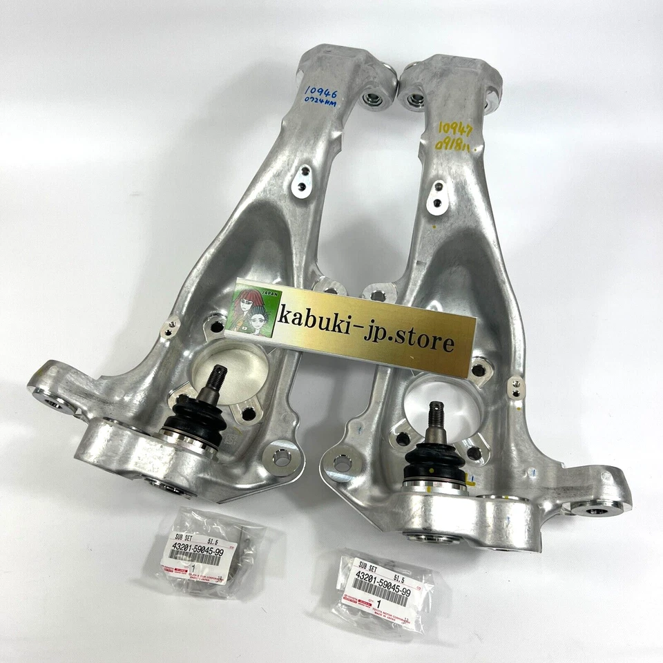 TOYOTA Genuine LEXUS LS460 LS600h Spindle Knuckle Steering LH RH Set OEM Japan - Изображение 1 из 4