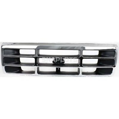 Front Center Grille Fits Ford F Super Duty 1992-1997 F4TZ8200A FO1200173 - Image 1 of 4