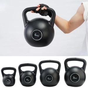 Kettle Dumbbells Fitness 2-8kg Pink Blue Soft Kettlebells M5 Deep Squat R7F0 - Picture 1 of 13