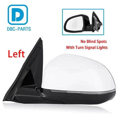 Espejo retrovisor lateral del conductor blanco para BMW X3 2018 2019 2020 2021 2022 2023 Foto 1 de 4