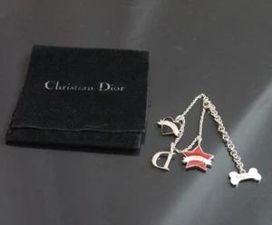 Authentic Christian Dior Baby Dior Heart Star Bracelet Sterling Silver #5204 - Picture 1 of 6
