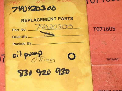 OEM Genuine JONSERED 740420300 o-ring, gasket oil pump 830 920 930 chainsaw NOS - Image 1 of 2