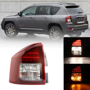Left Driver Side For 2014-2017 Jeep Compass Rear Tail Stop Brake Light Fog Lamp - Picture 1 of 12
