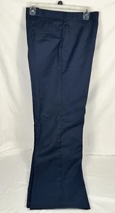 DSCP Quarterdeck Collection Herren Arbeitshose marineblau flach vorne 34R x 34 - Bild 1 von 6