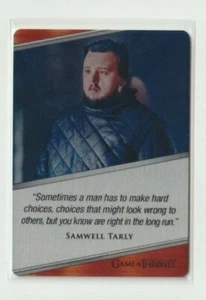 Game of Thrones Iron Anniversary Series 1 John Bradley Tarly Metal Card E21 - Picture 1 of 2