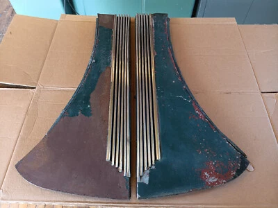 37 1937 DeSoto capô painéis laterais para-lama enchimento aço inoxidável molduras acabamento grade ext. - Imagem 1 de 4