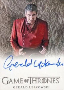 Game of Thrones Iron Anniversary 2 Gerald Lepkowski Autograph Card - Picture 1 of 2