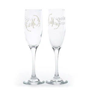 Ethereal Floral Toasting Flutes - Bild 1 von 2