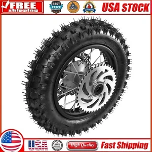 10" Rear Wheel 3.00-10 Tire Rim With Disc Brake & Sprocket For Dirt Pit Bike SSR - Picture 1 of 13