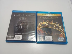 Game Of Thrones Season 1 & 2 Blu-ray DVD - Picture 1 of 3