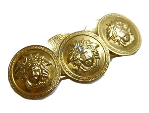 Authentic versace Bracelet coin medusa Metallic #3632 - Picture 1 of 12