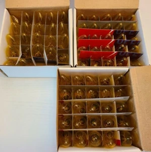 71ea C7 Transparent Yellow 130 Volt 7W Christmas Candelabra Extended Life Bulbs - Picture 1 of 8