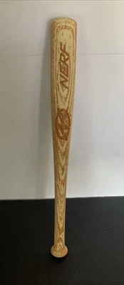 RARE Nerf 18" Wood-Pattern Baseball Bat – Brown/Tan Plastic – Vintage MLB Style - Image 1 of 4